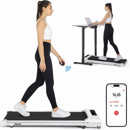 🏃‍♀️ Smart Walking Pad Treadmill – Quiet, Foldable & Remote Controlled for Home or Office Fitness 💼✨