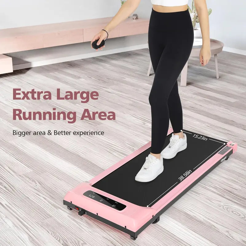 🏃‍♀️ Smart Walking Pad Treadmill – Quiet, Foldable & Remote Controlled for Home or Office Fitness 💼✨