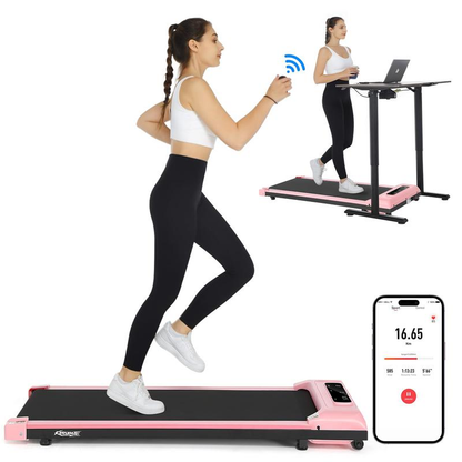 🏃‍♀️ Smart Walking Pad Treadmill – Quiet, Foldable & Remote Controlled for Home or Office Fitness 💼✨