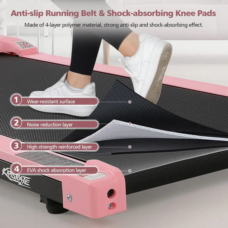 🏃‍♀️ Smart Walking Pad Treadmill – Quiet, Foldable & Remote Controlled for Home or Office Fitness 💼✨
